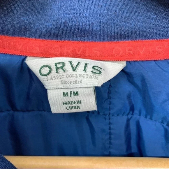 Orvis Mixed Media quilted full zip hybrid jacket - Picture 8 of 13